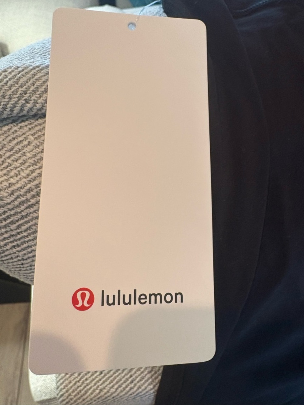 lululemon Align Mini-Flare Pant Tag - White with Black Text